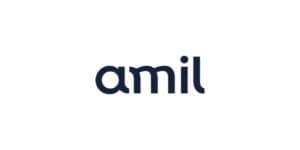 logo amil em fundo branco.