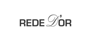 logo rede d´or em fundo branco.