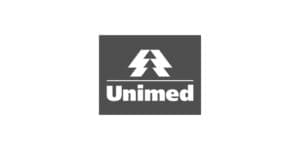 logo unimed em fundo branco.