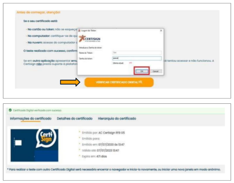 Como instalar certificado digital com mídia | Foto do site da Certisign, Assistente de Instalação Certisign | Certificado Digital | Blog da Certisign