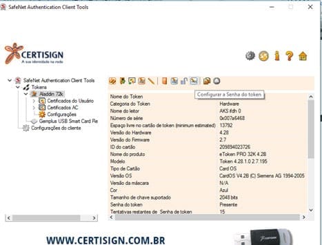 Passo 6 – Informar senha PUK